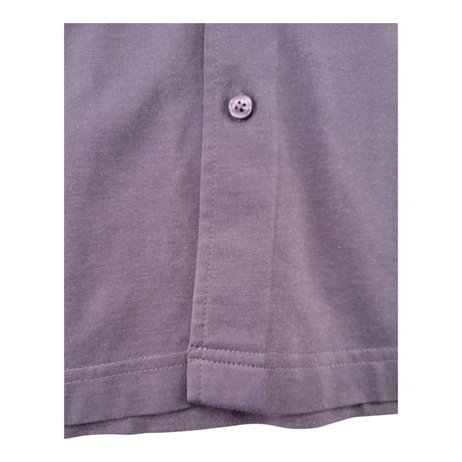 Feldini Mens Purple Button Down Short Sleeve Casual Shirt Size XL