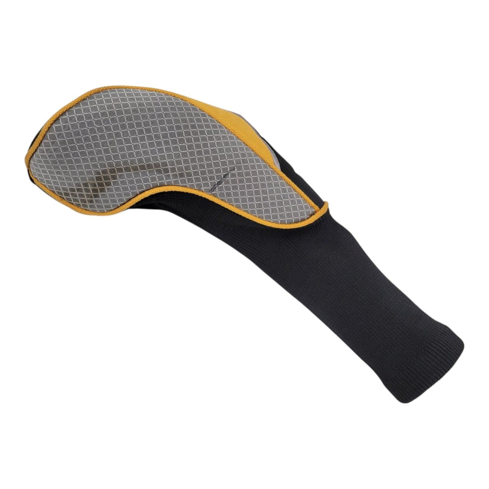 Ram Axial Driver Headcover Black Yellow Gray Knit Sock Golf Club Cover