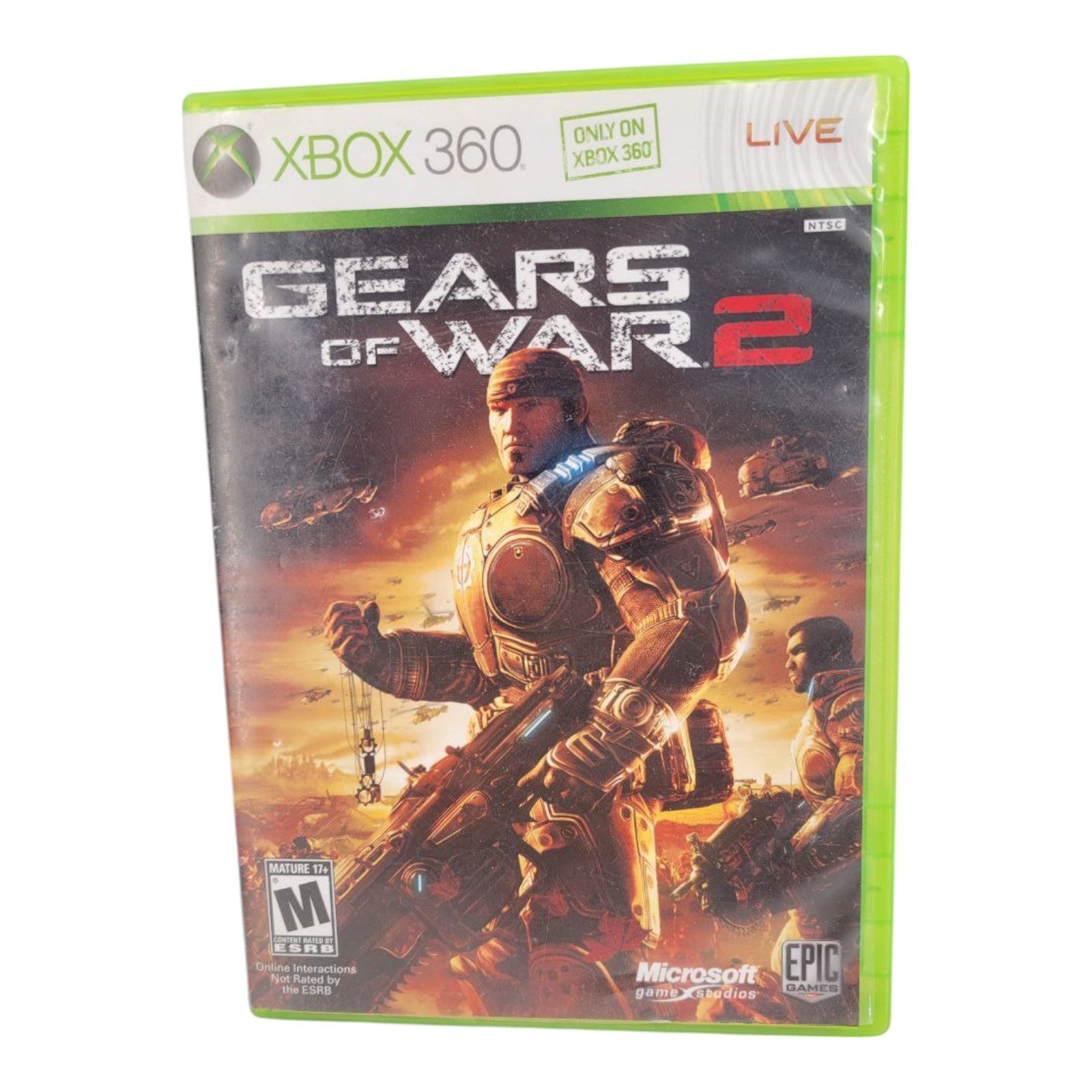 Microsoft Epic Games XBOX 360 XBOX Live Gears Of War 2 NTSC No Disc