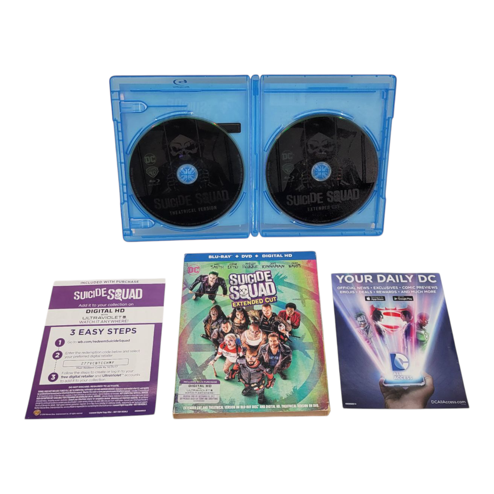 The Campaign Bride Wars and Suicide Squad 3 Blu Ray Bundle