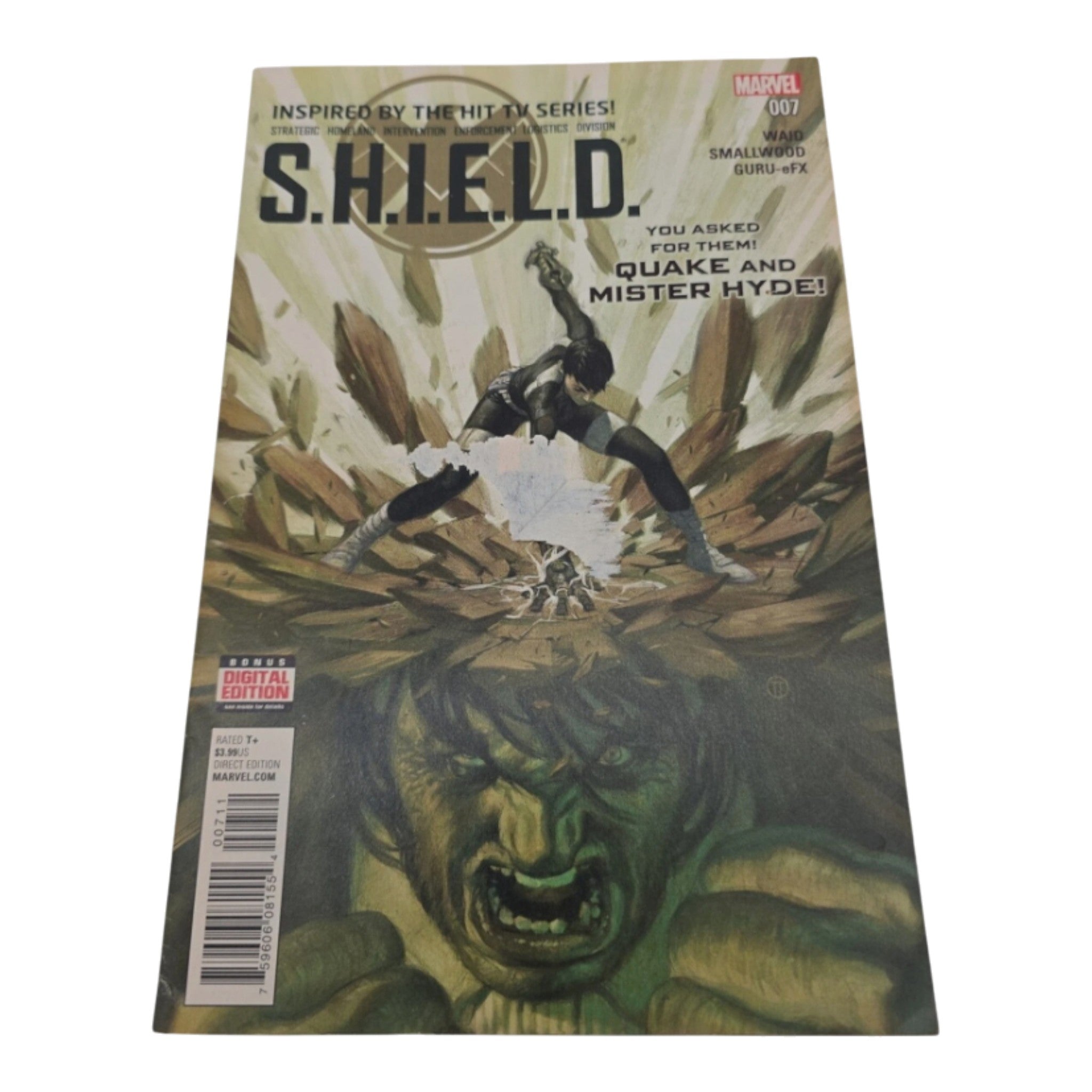 Marvel S.H.I.E.L.D. #7 2015 Quake & Mister Hyde Comic Book Waid Smallwood