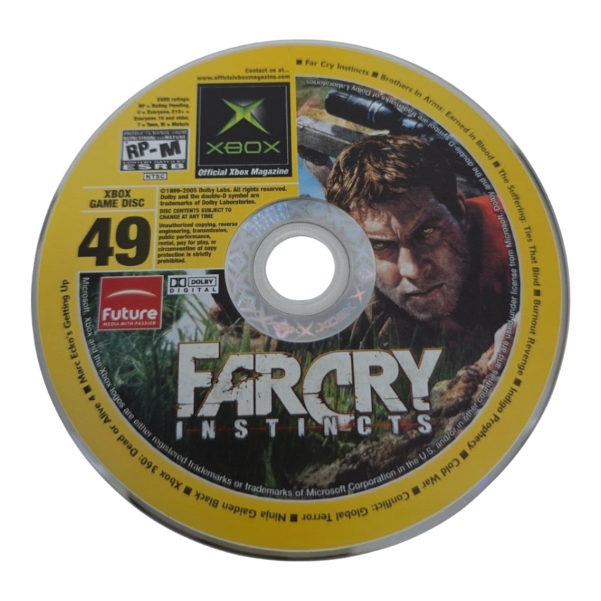 Official Xbox Magazine Demo Disc #49 Far Cry, Burnout Revenge 2005 Disc Only