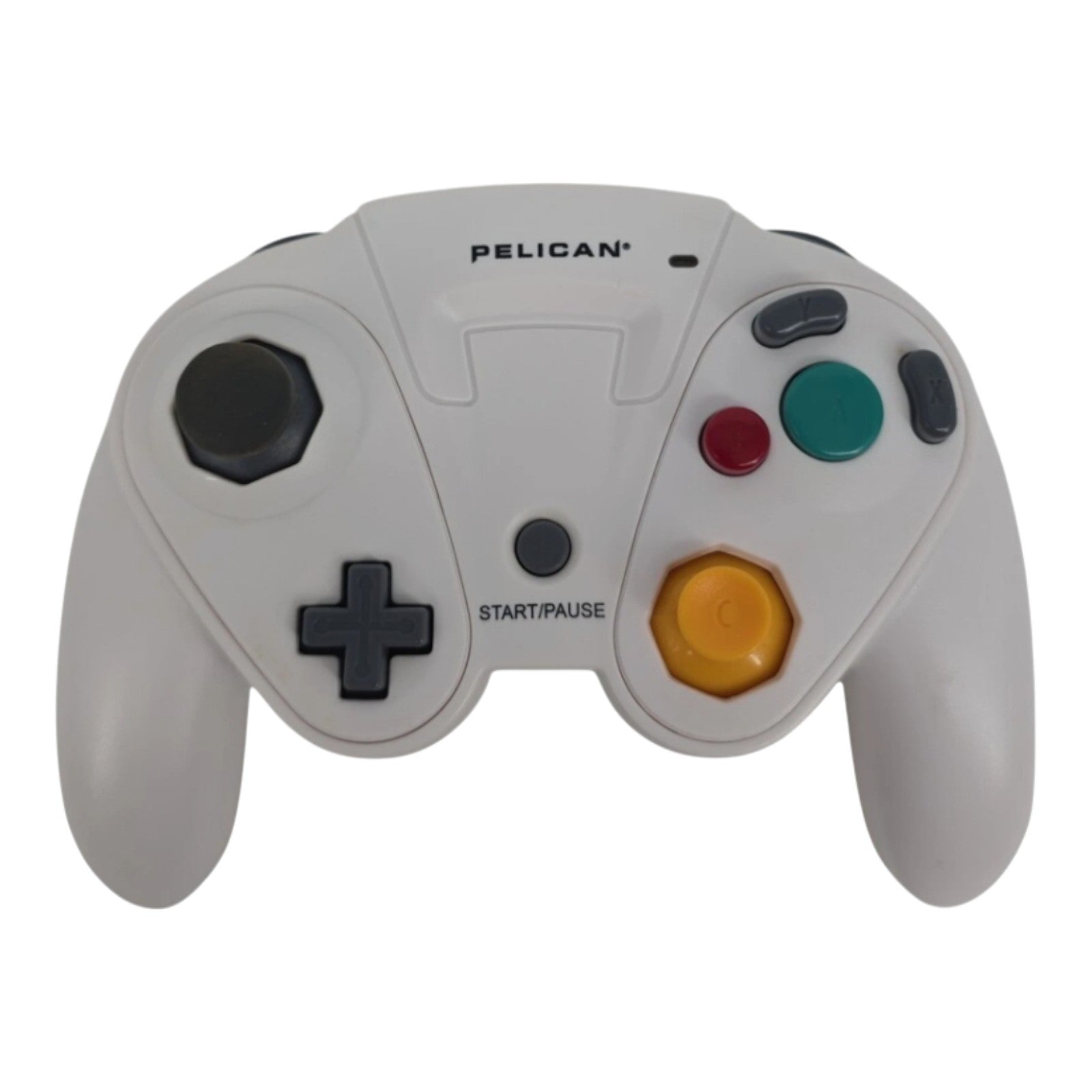 Pelican G3 Wireless Controller PL-7055 for Nintendo GameCube White Tested