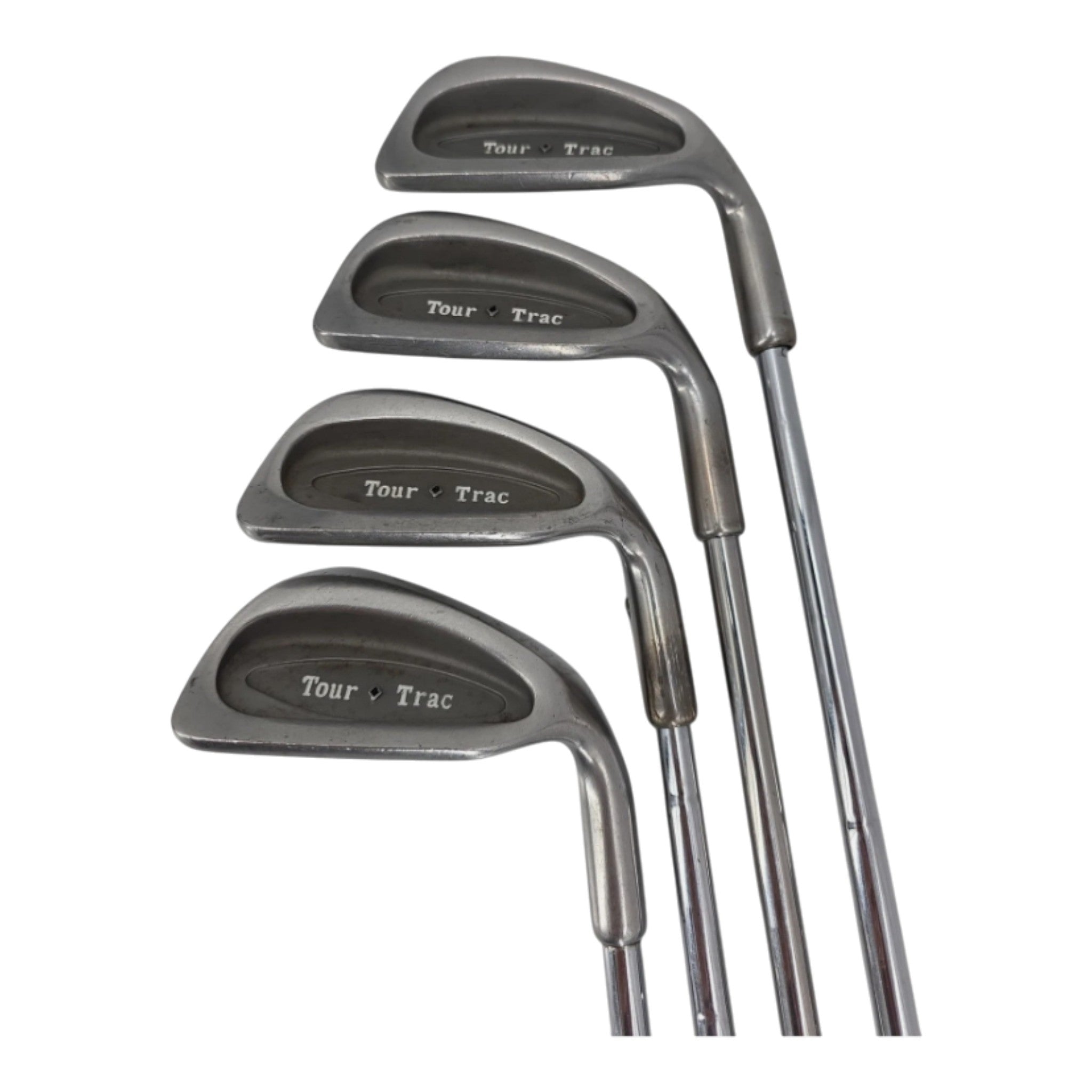 Tour Trac Four Iron Golf Club Bundle RH Mens 7-8-9-PW R-Flex Steel Shafts