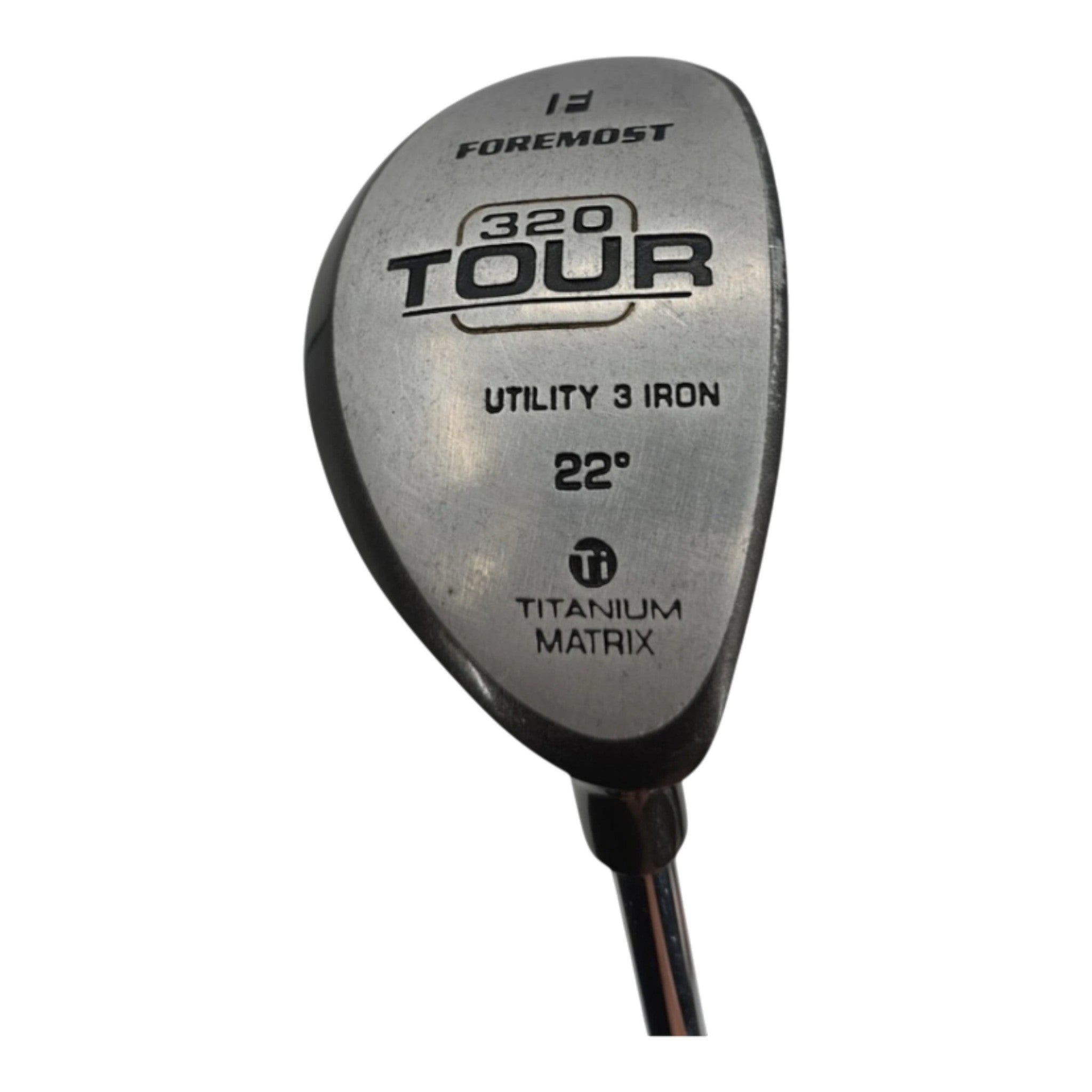 Foremost 320 Tour Titanium Matrix 3 Utility Iron Golf Club RH Men Steel Shaft 40