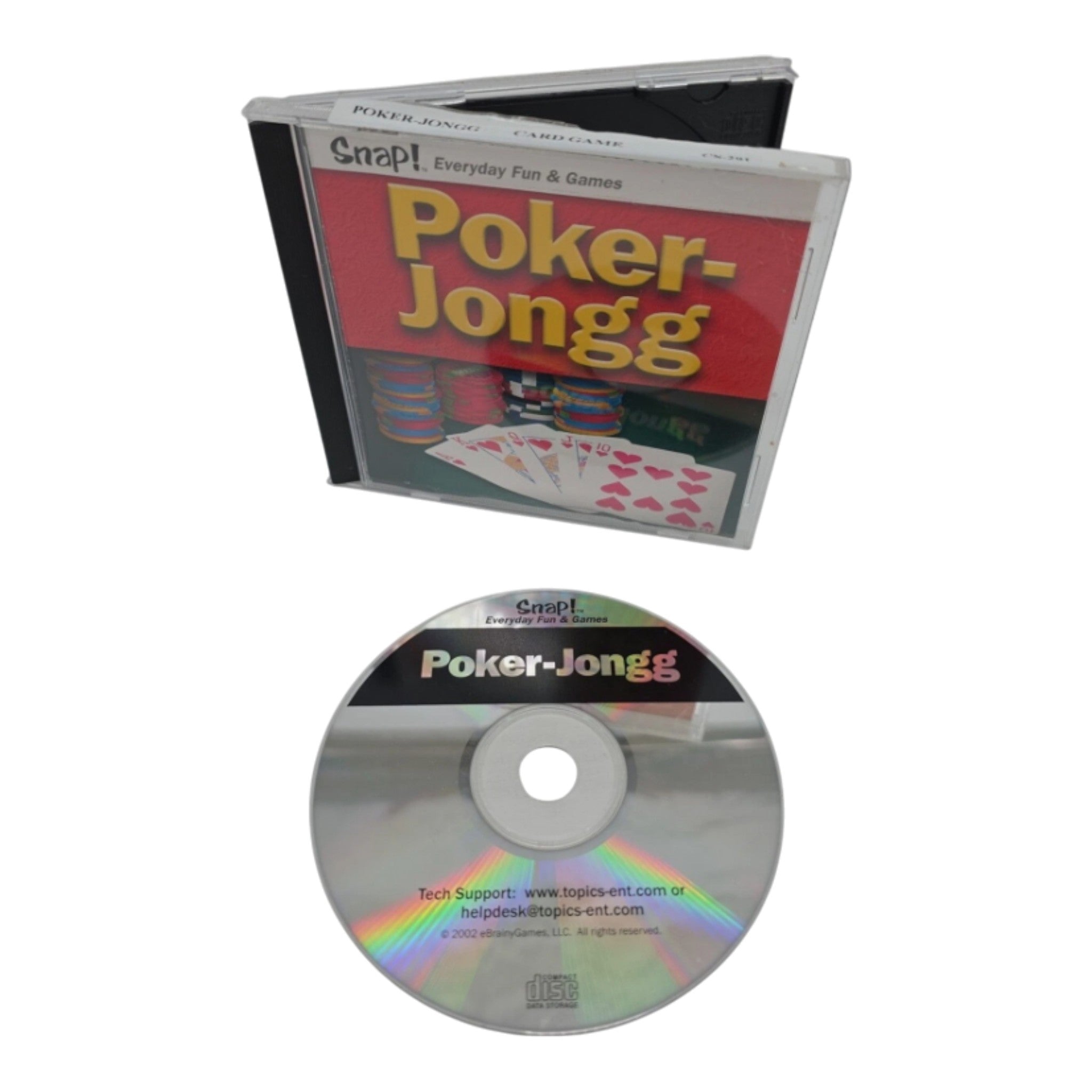 Snap! Poker-Jongg PC CD-ROM 2002 Topics Entertainment Windows 95/98/XP Game