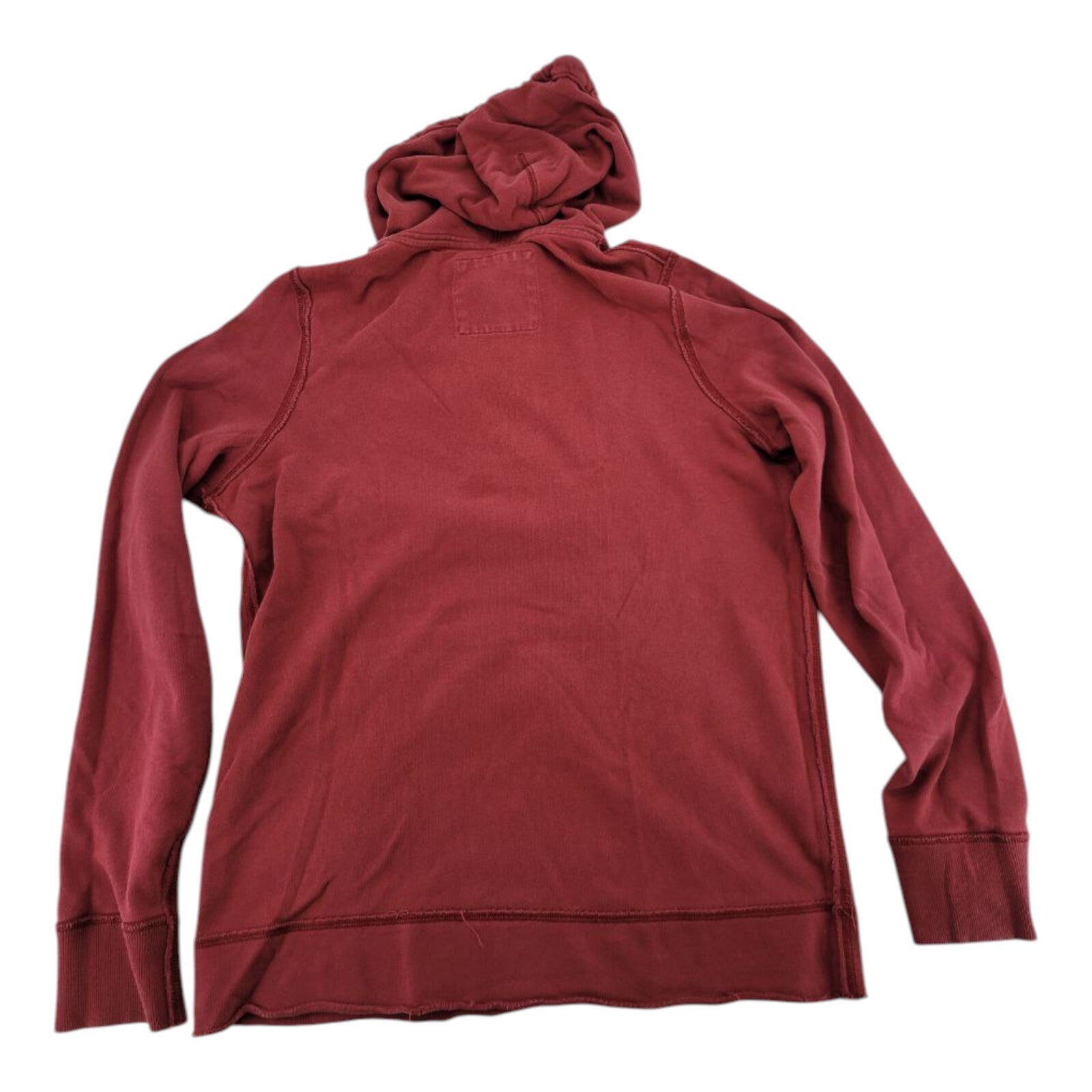 Hollister So Calif 1922 Hoodie Pullover Red Kangaroo Pocket Lined Hood Large