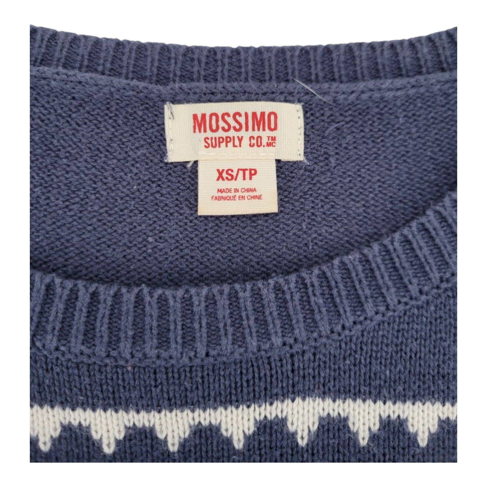 Mossimo Supply Co. Black and Orange Striped Pullover Sweater Ladies Size XS