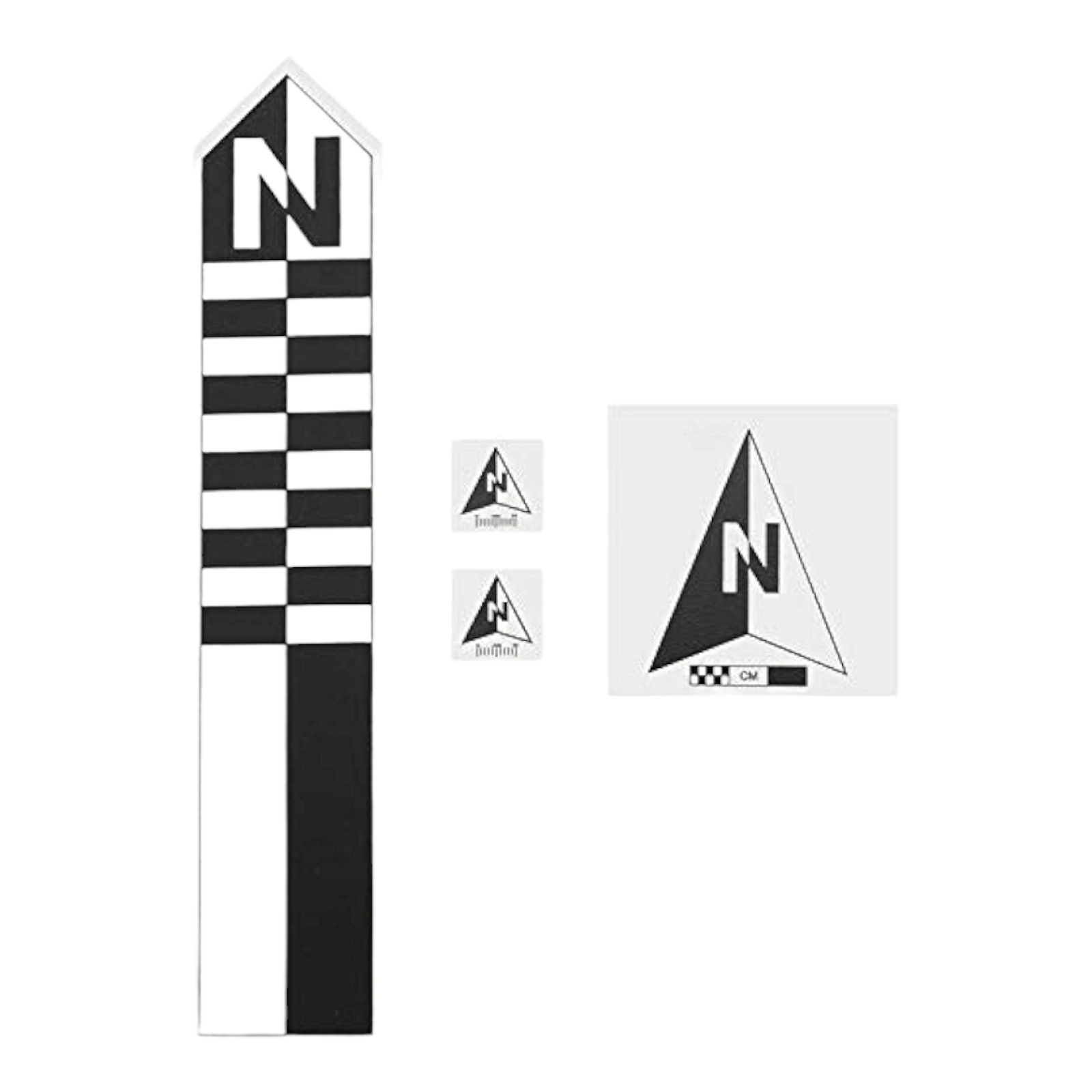 Forestry Suppliers Archaeological North Arrow Photo Scale Set