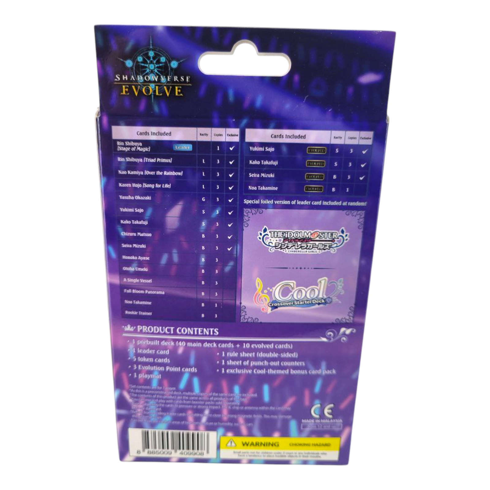 Shadowverse Evolve Crossover Cool Starter Deck English 50 Cards