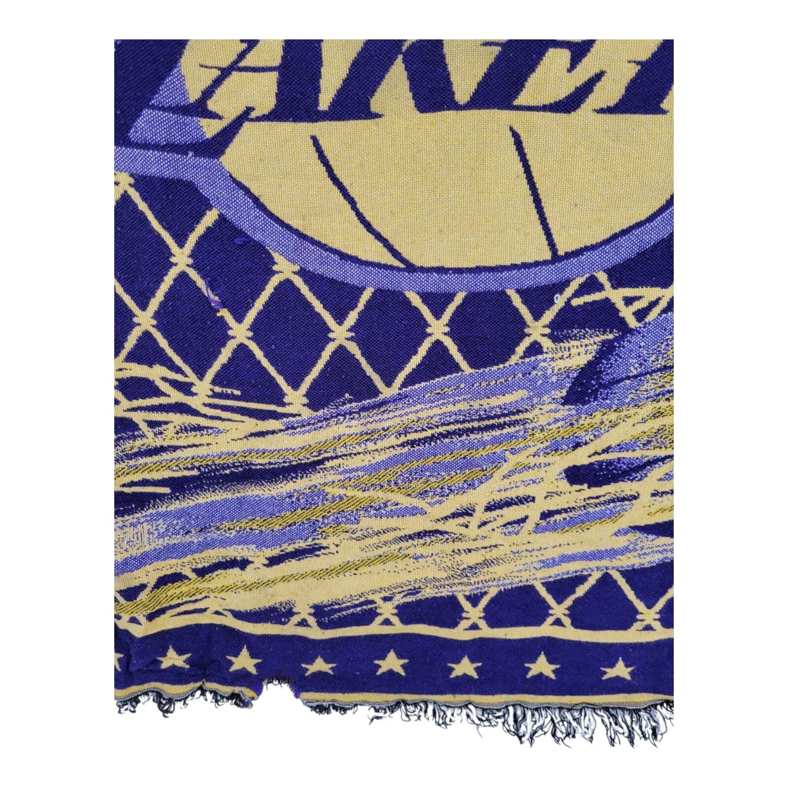 The Northwest Company Los Angeles Lakers Woven Throw Blanket Vintage