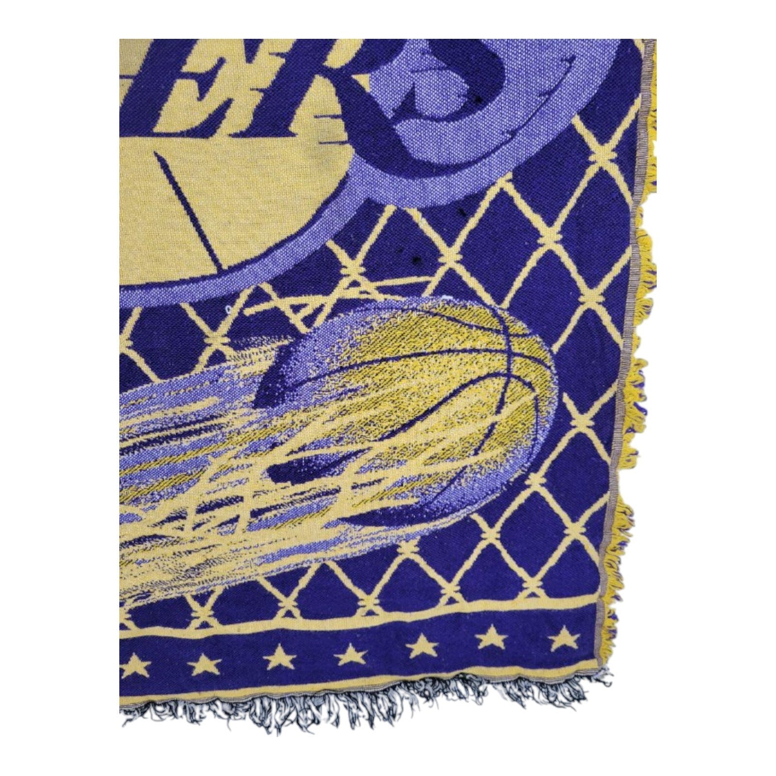 The Northwest Company Los Angeles Lakers Woven Throw Blanket Vintage