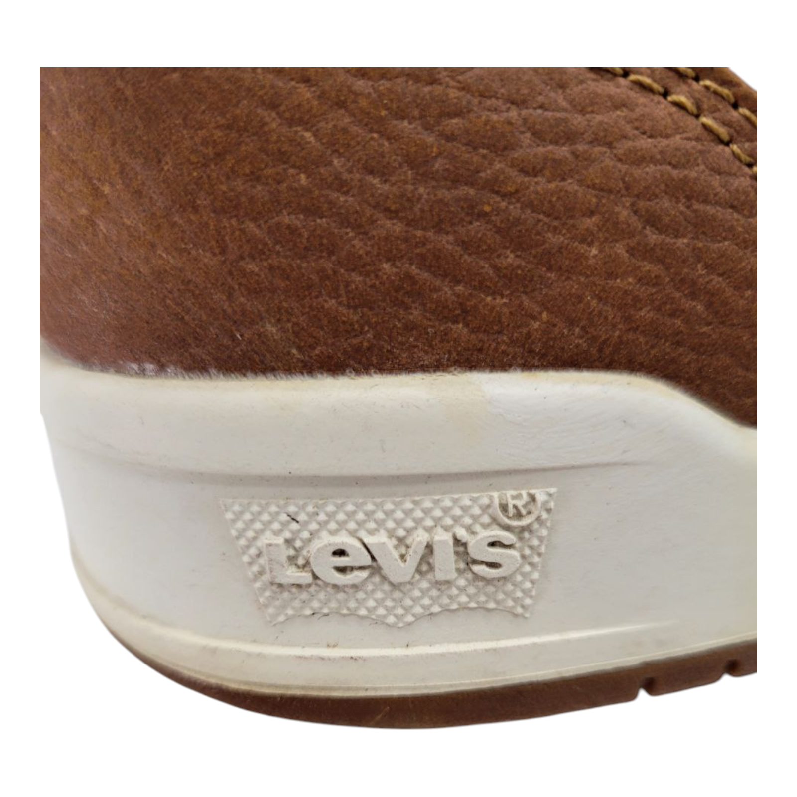 Levi Strauss & Co 51955509B Mens Brown High Top Sneakers Size 8