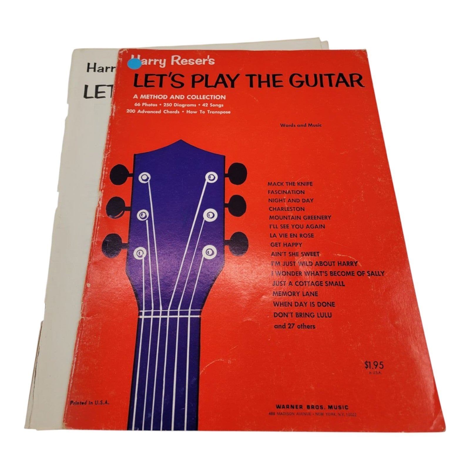 Harry Resers Lets Play The Guitar A Method And Collection Words And Music