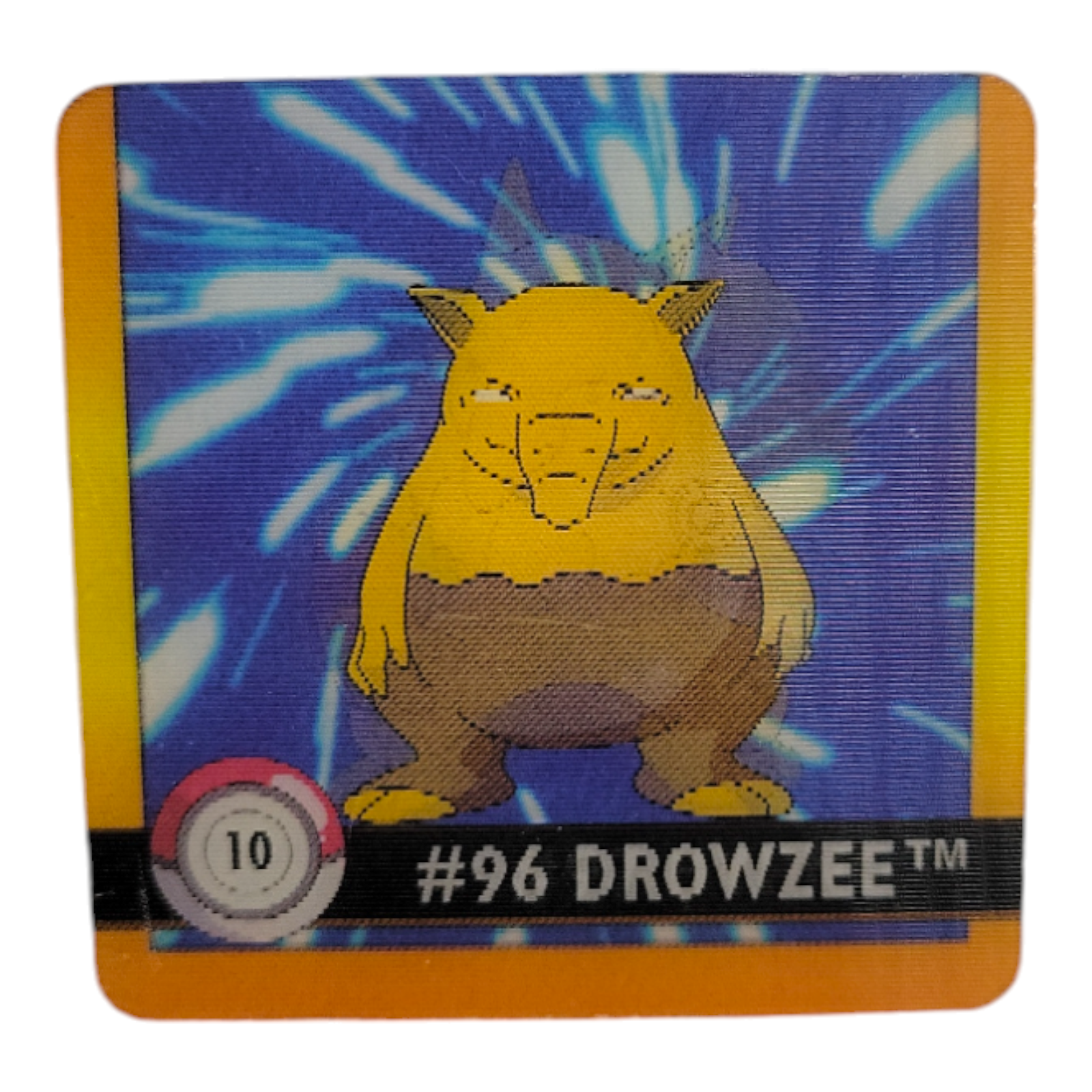 1999 Artbox Pokémon Action Flipz Premier Edition #10 Drowzee Hypno Collectible