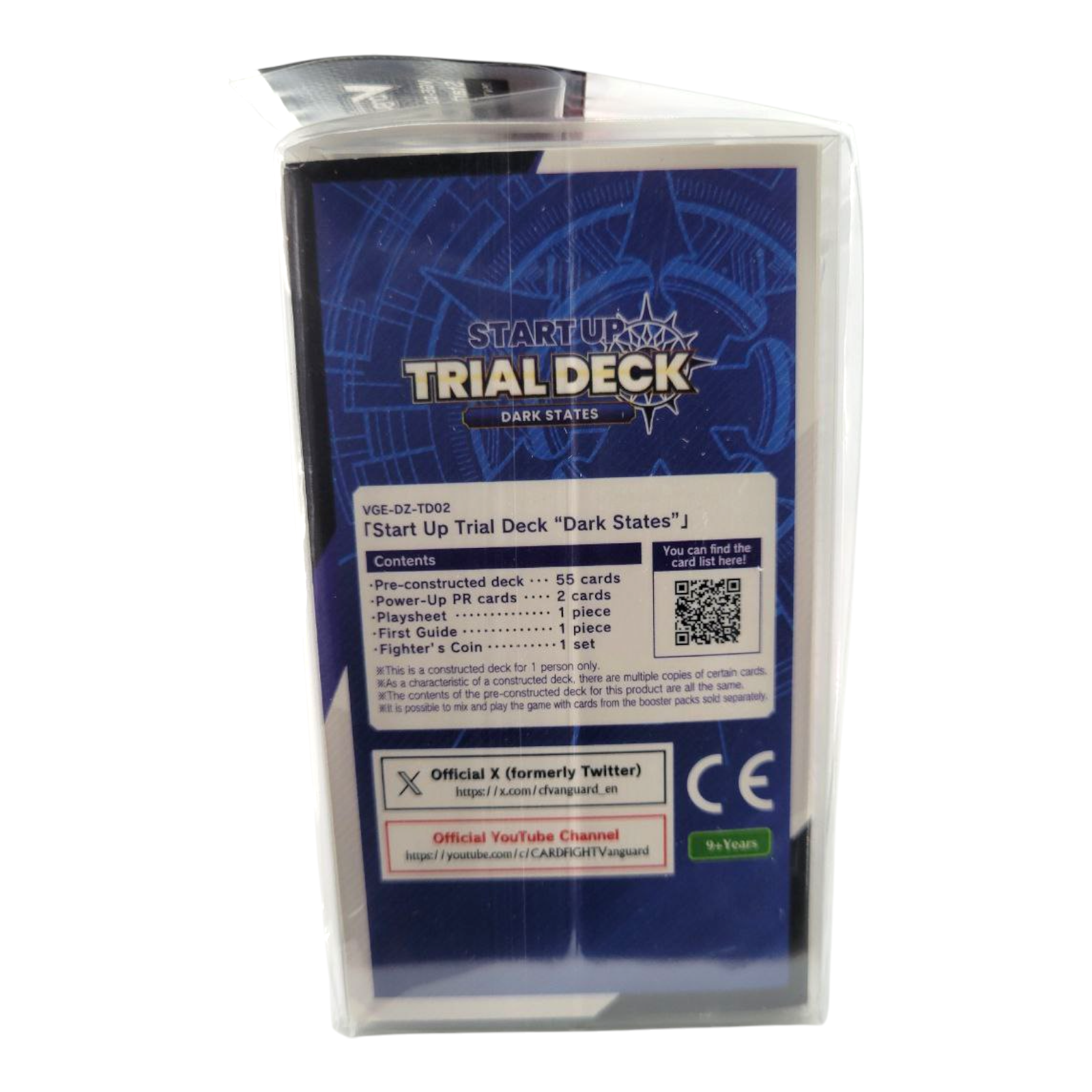 Cardfight Vanguard Start Up Dark States Trial Deck VGE-DZ-TD02