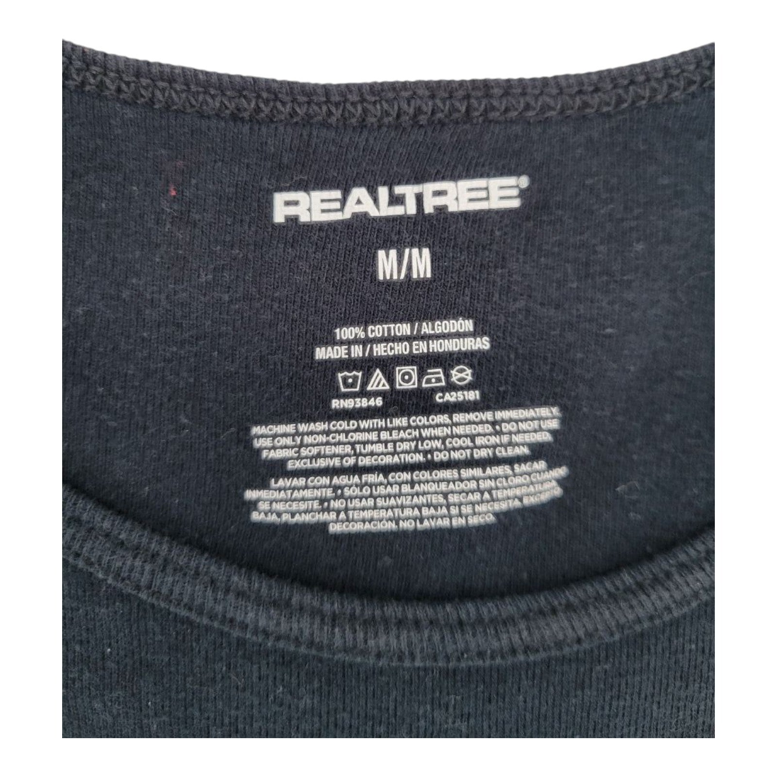 Realtree APC Pink Camo Antler Logo Black Tank Top Womens Size M