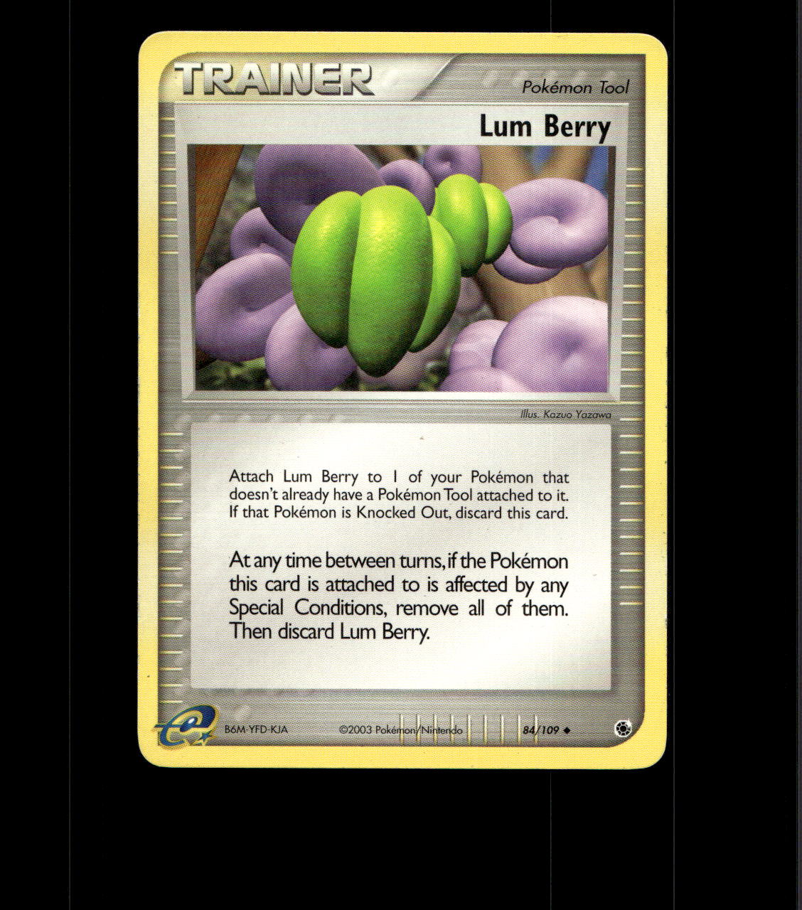 Lum Berry - 84/109 - EX Ruby & Sapphire - Moderately Played