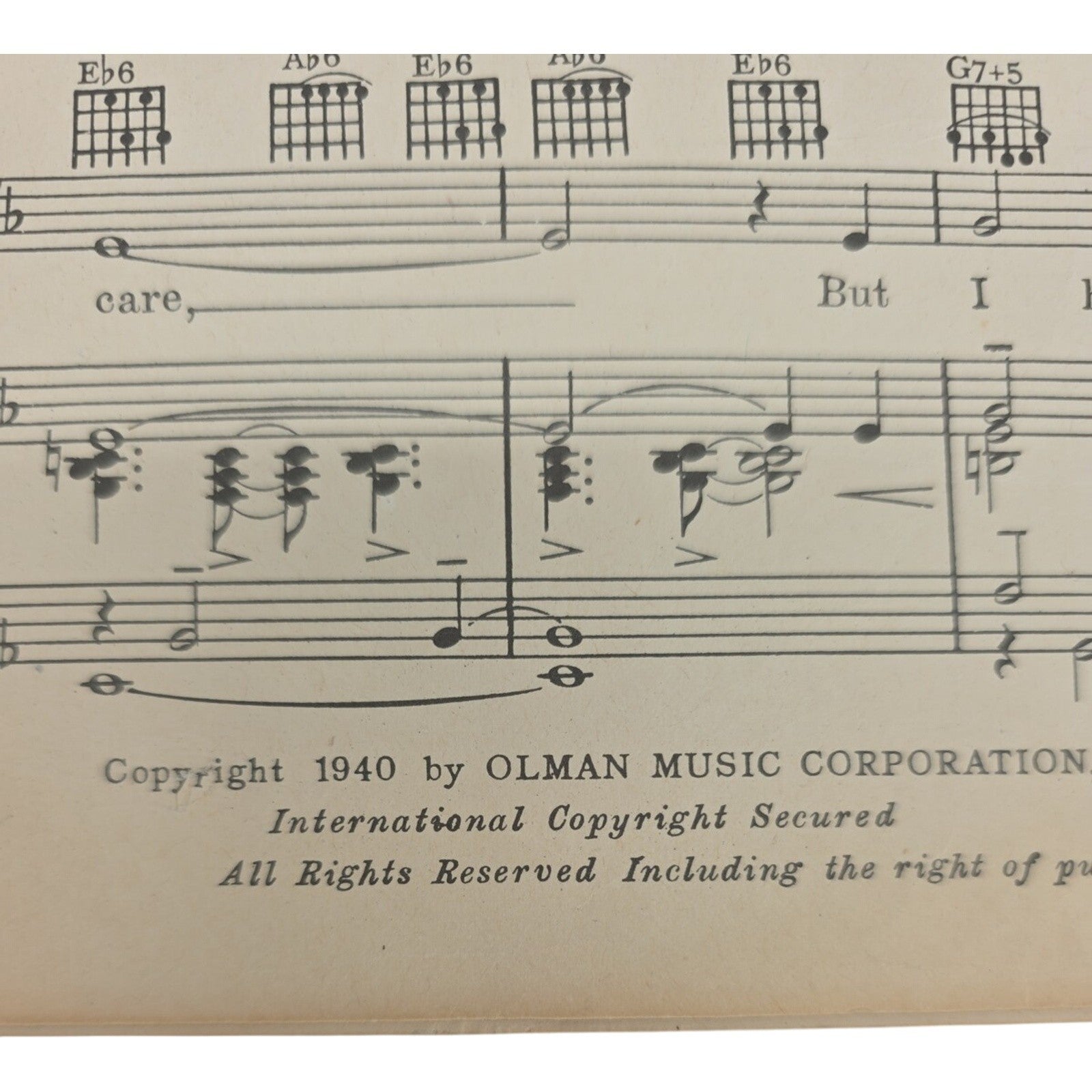 I Can’t Love You Any More Any More Than I Do Sheet Music featured by Blue Barron