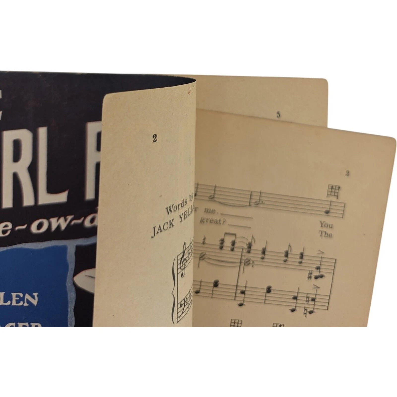 Is She My Girl Friend How-de-ow-dow featured by Doree Leslie Vintage Sheet Music
