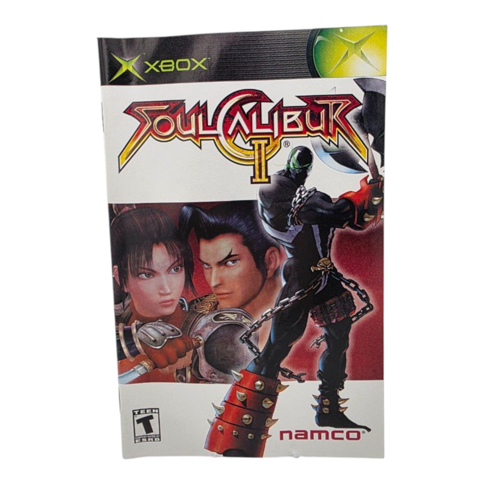 SoulCalibur II Microsoft Xbox 2003 Complete with Manual Namco 2003