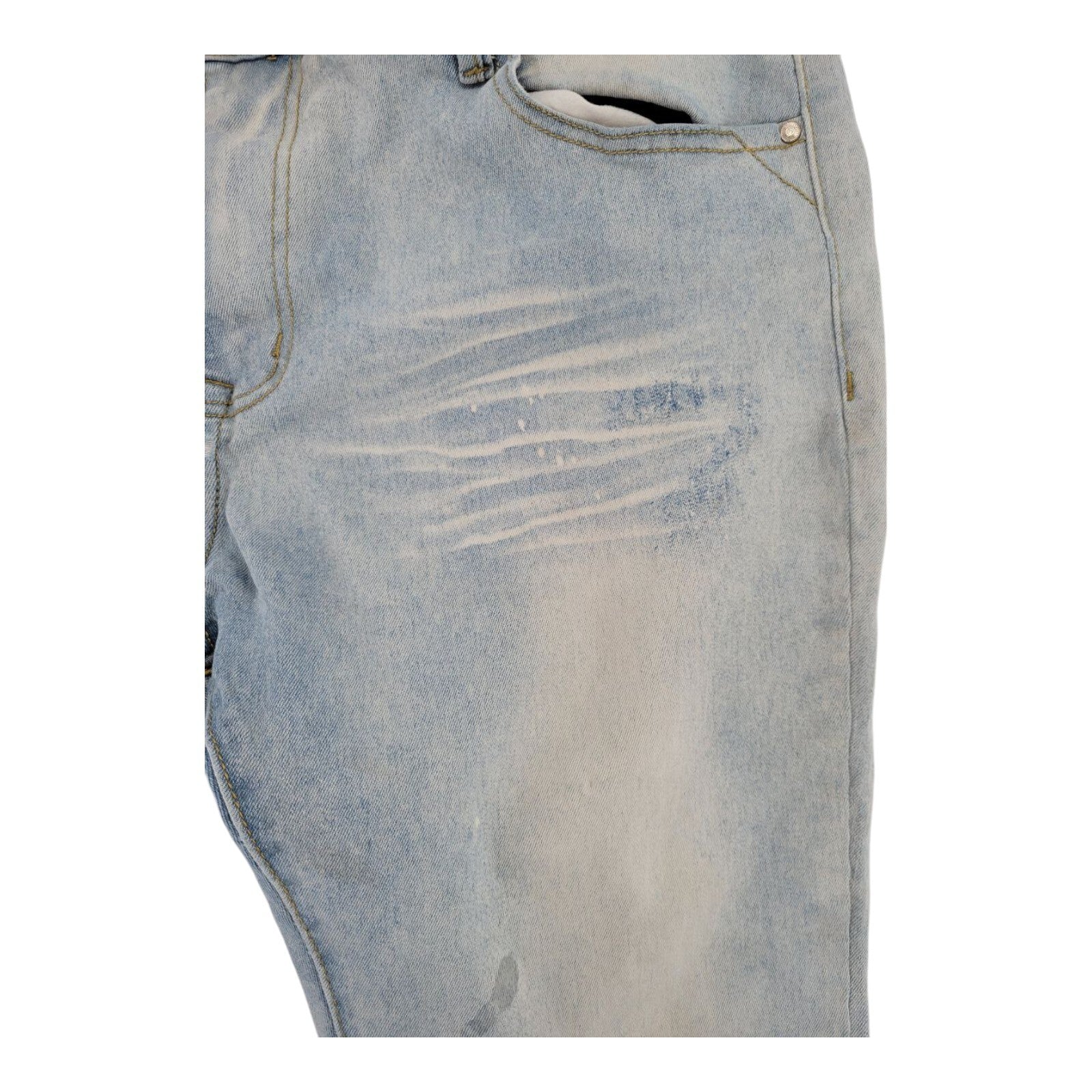 Switch Remarkable Moto Slim Taper Fit Jeans Streetwear Mens 38x32