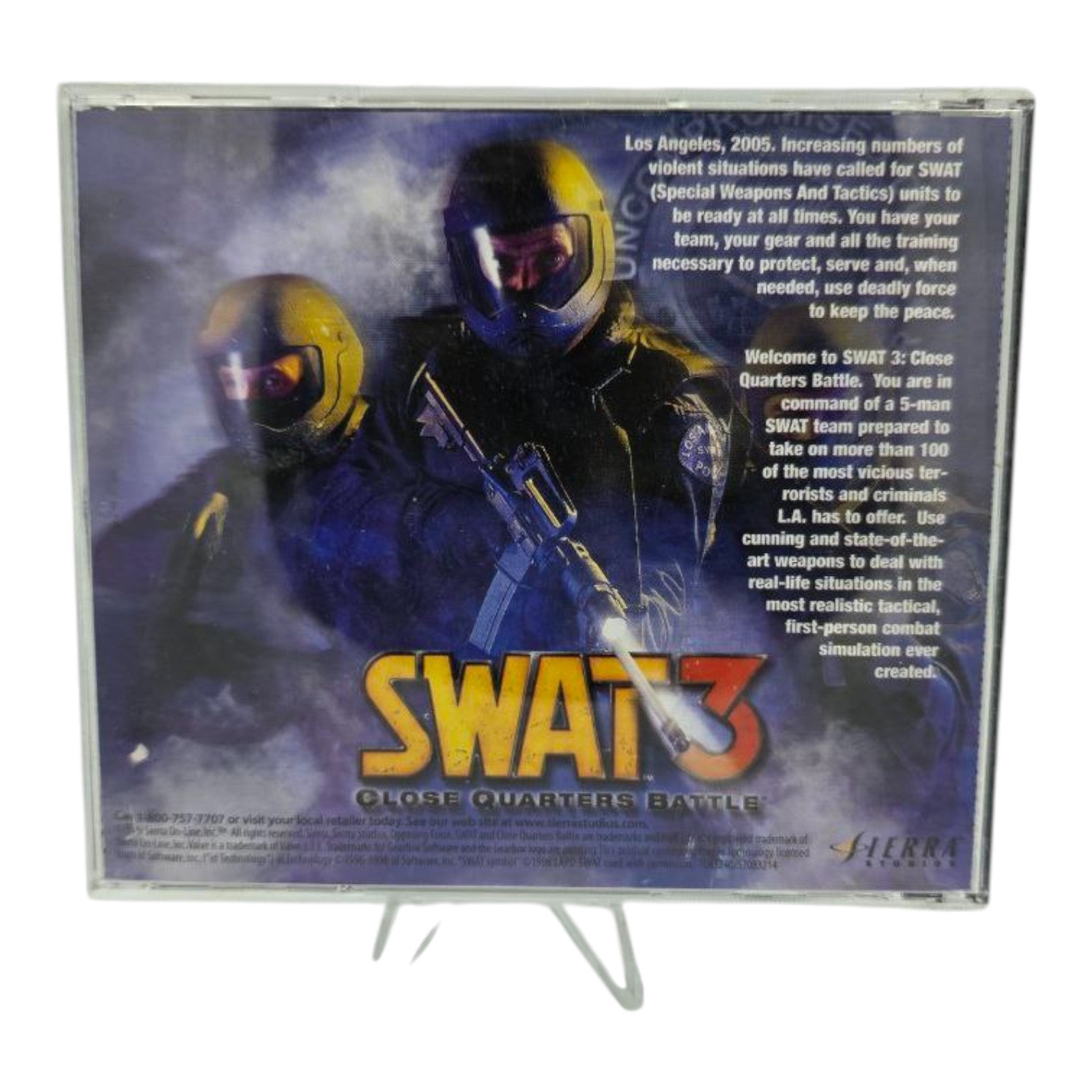 Half Life Opposing Force PC Game with Key Code Tested Sierra Valve 1999