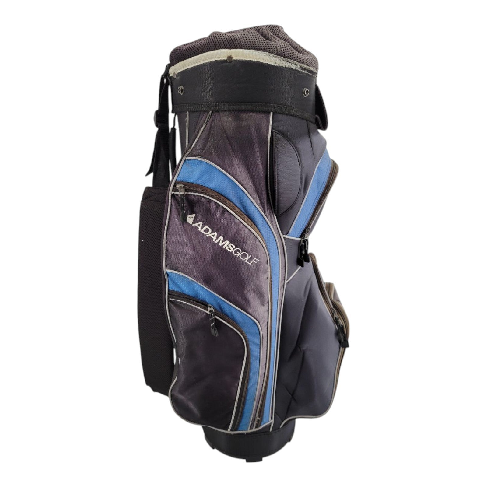 Adams Golf Idea A7OS Gray Blue 14 Way Cart Golf Bag Golf Bag
