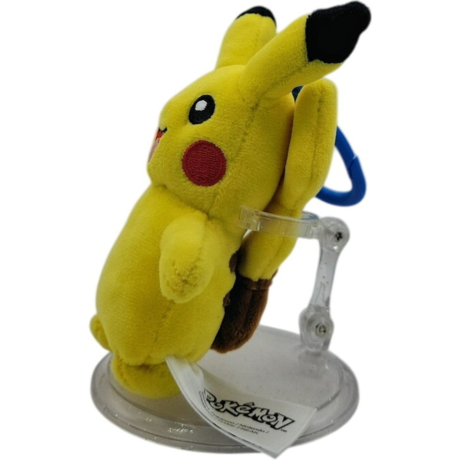 Pokemon Pikachu Plush Stuffed Toy Keychain Backpack Clip – Yellow 5"