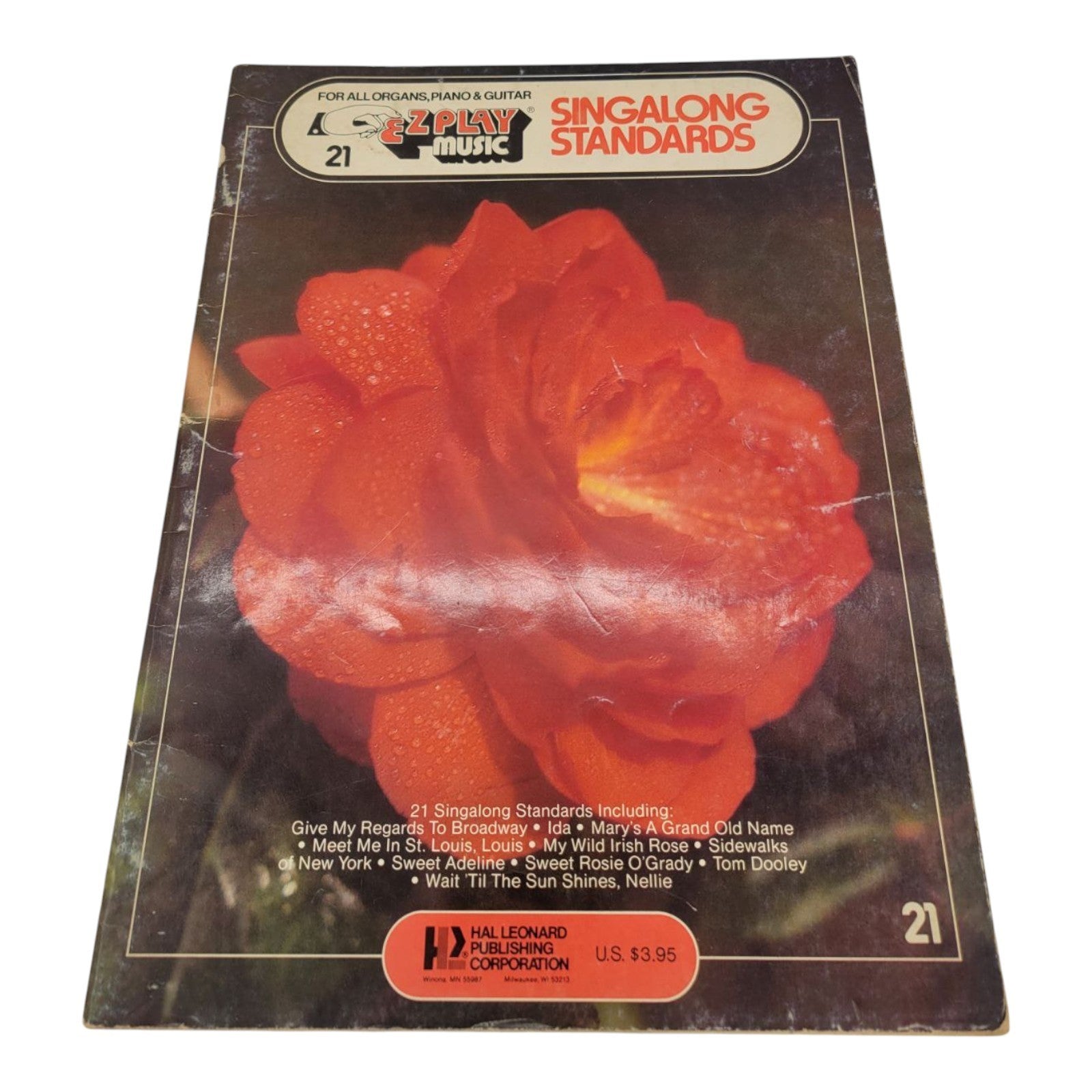 Vintage 1976 EZ Play Today #21 Singalong Standards Sheet Music Song Book