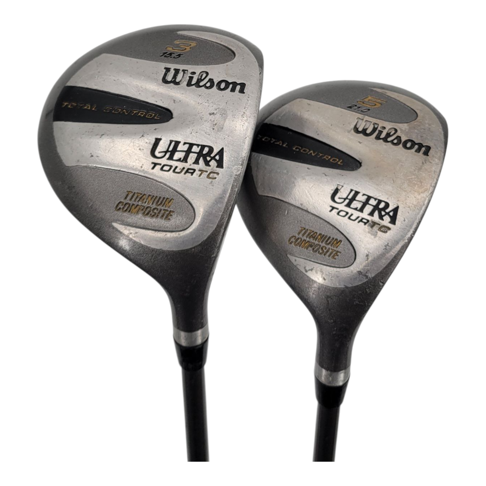 Wilson Ultra Tour Titanium 3 andv 5 Wood Mens RH Graphite Shaft Golf Pride Grip