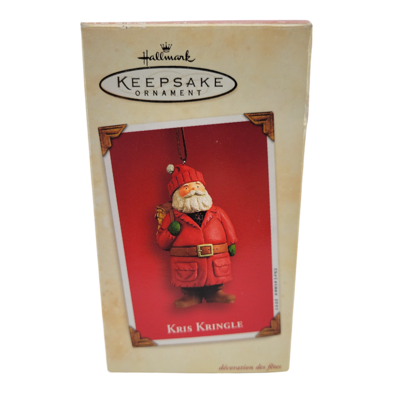 2003 Hallmark Keepsake Kris Kringle Christmas Tree Ornament Santa Claus