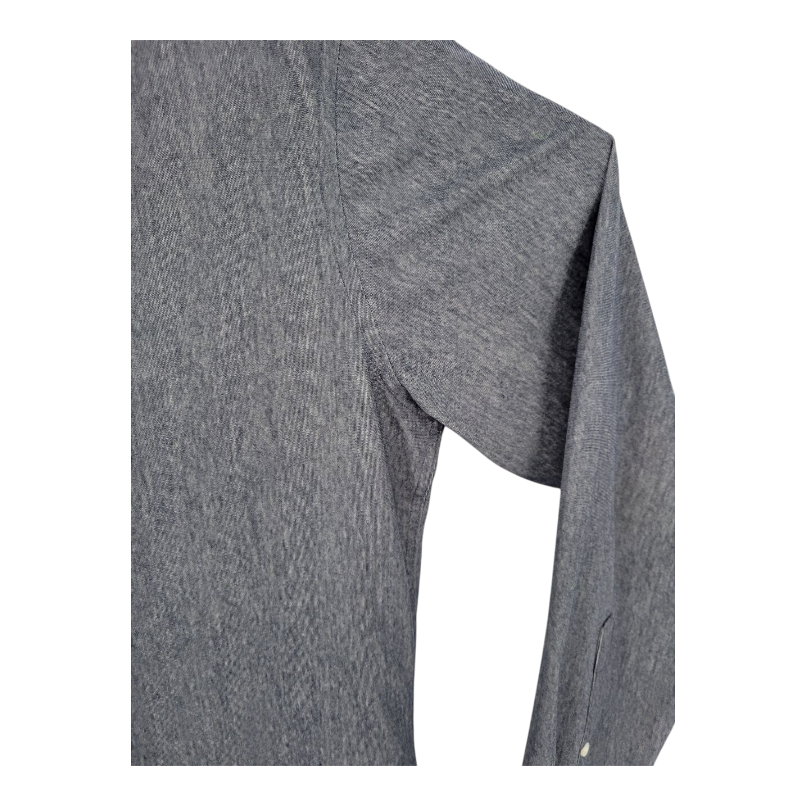 Nordstrom Trim Fit Mens Button Up Shirt Blue Long Sleeve Size 16