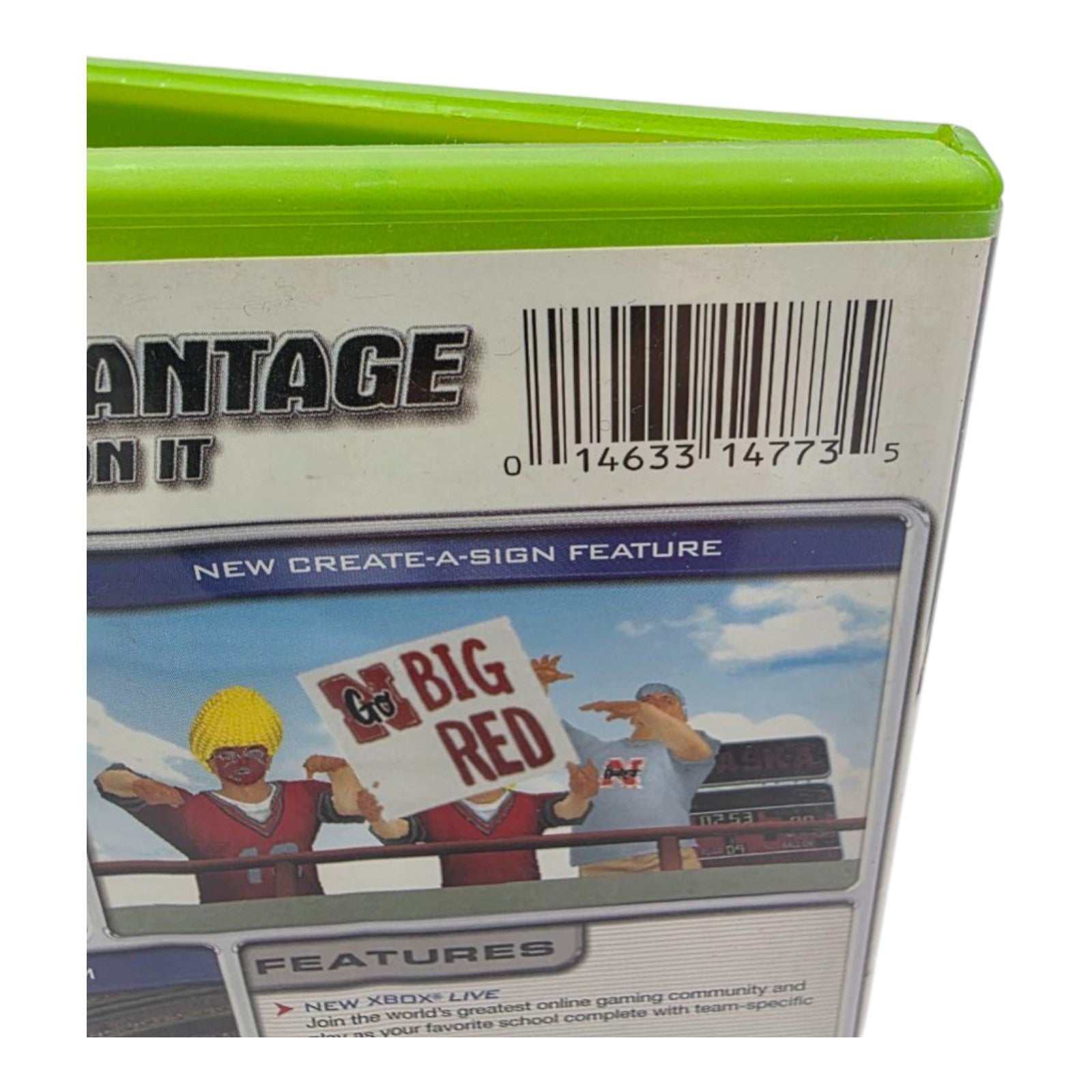 NCAA Football 2005 Xbox Complete CIB Manual & Disc Included