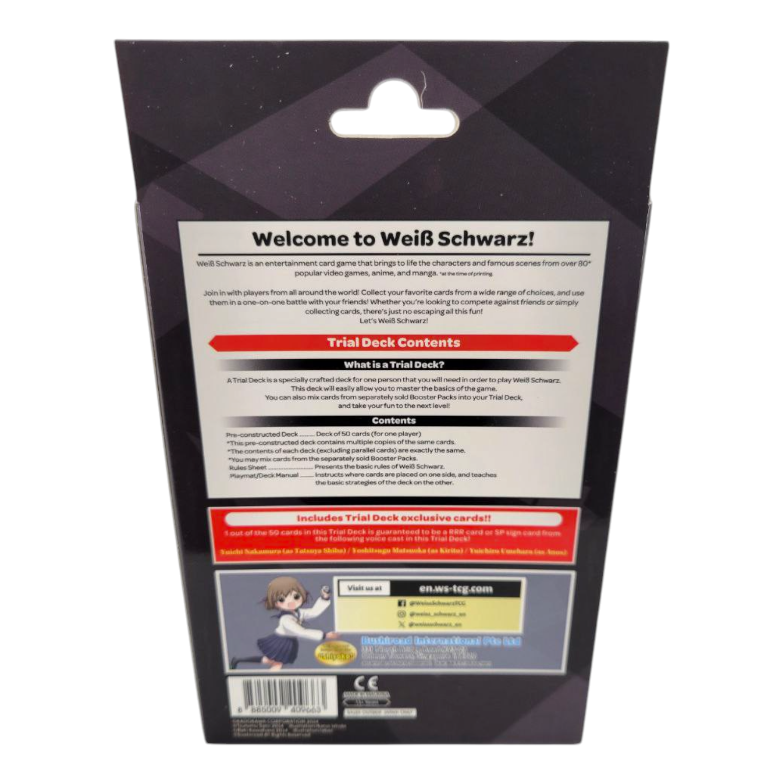 Weiß Schwarz Dengeki Bunko Schwarz Side Trial Deck English Edition