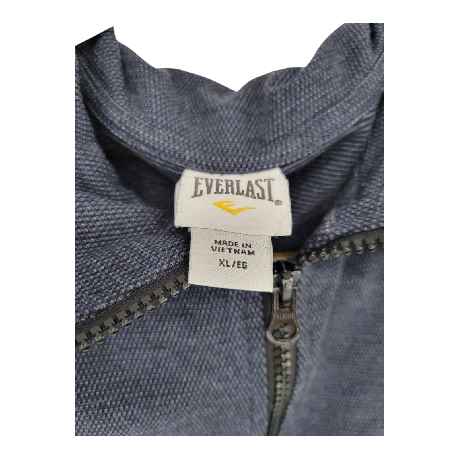 Everlast Full Zip Athletic Jacket Blue Gray Womens Size XL