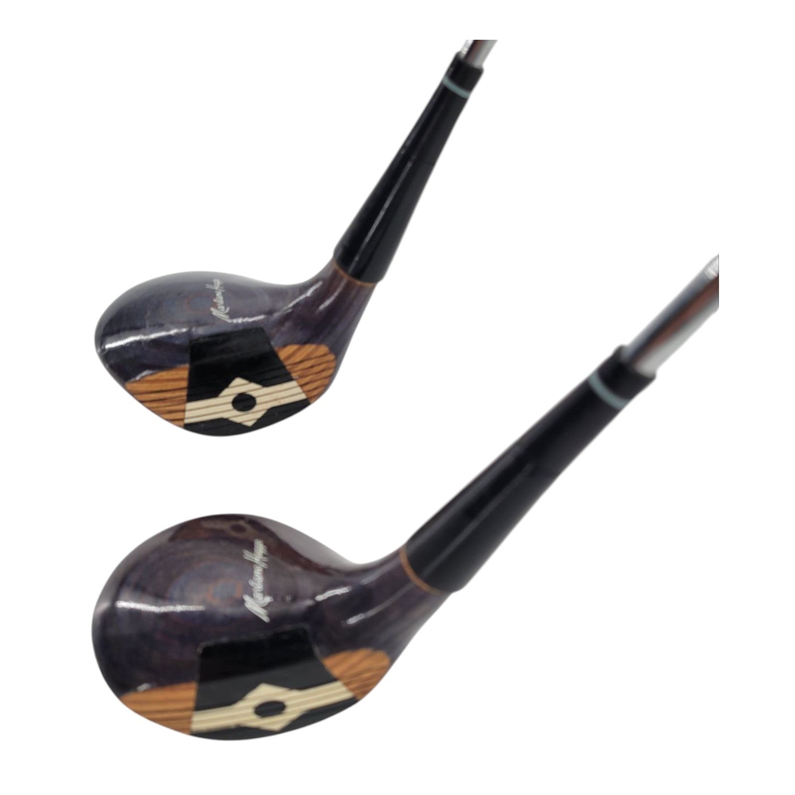 Ram Marlene Hagge Ladies RH Driver and 3 Wood Steel Shafts Original Ram Grips