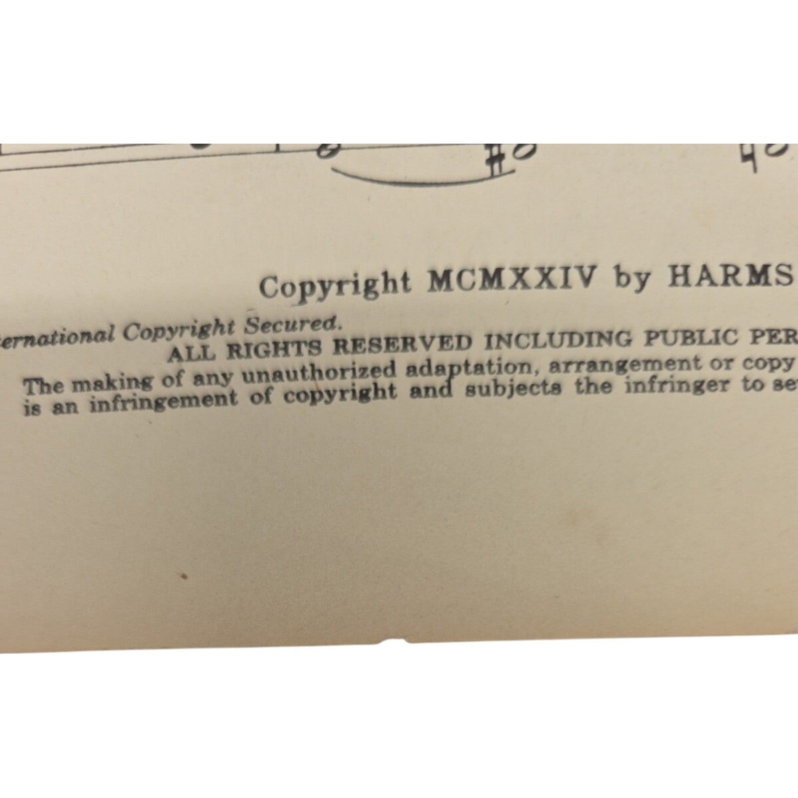 Vintage Sheet Music Rose Marie From Rose-Marie 1924 Harms Inc