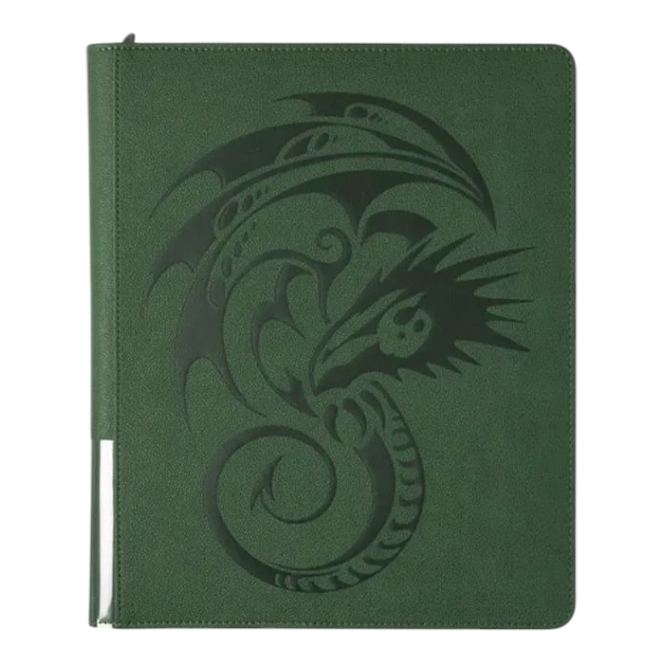 Dragon Shield Zipster Card Codex Binder Forest Green 360 Card Capacity