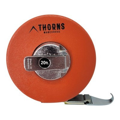 Thorns Warehouse Forestry Diameter Tape 20' Tree Measure Fabric Claw Hook at End