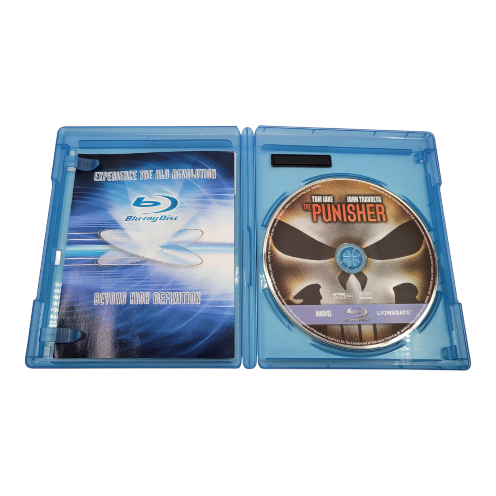 Marvel 4 Action Fantasy Blu Ray Movie Bundle - Iron Man Punisher Hancock Thor