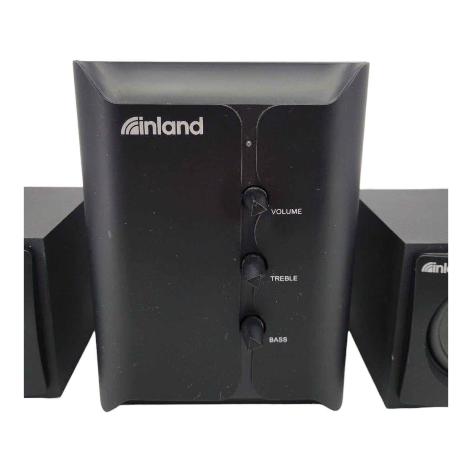 Inland 3 Piece 2.1 Channel Multimedia Speaker System - Black