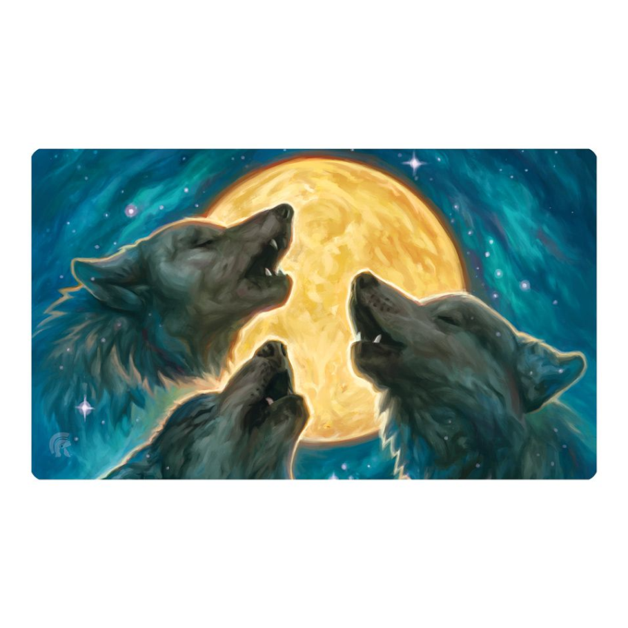 Legion Supplies 3 Wolf Moon Playmat Rubber Backed