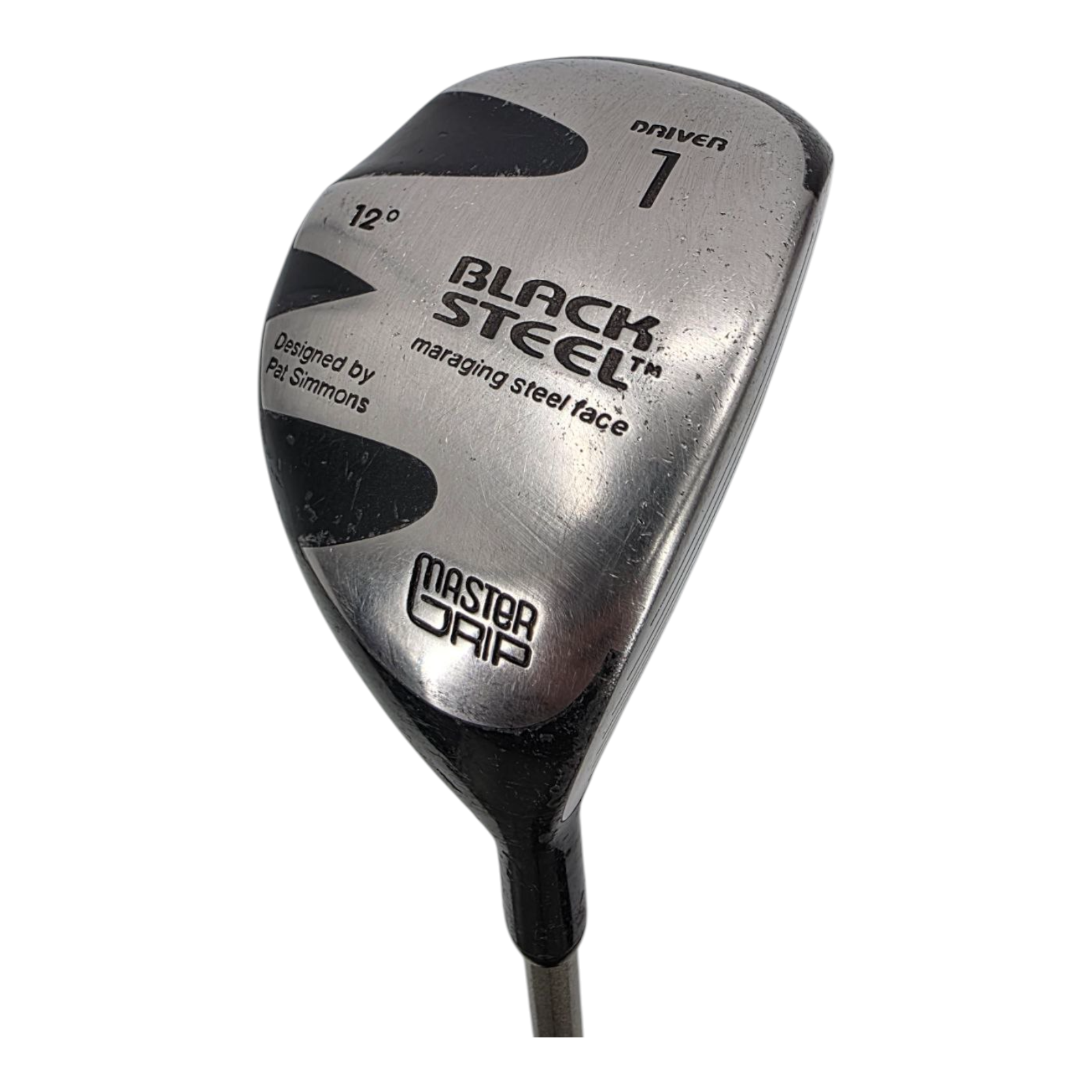 Master Grip Black Steel Driver 12° Pat Simmons RH Ladies Flex Graphite Shaft 43"