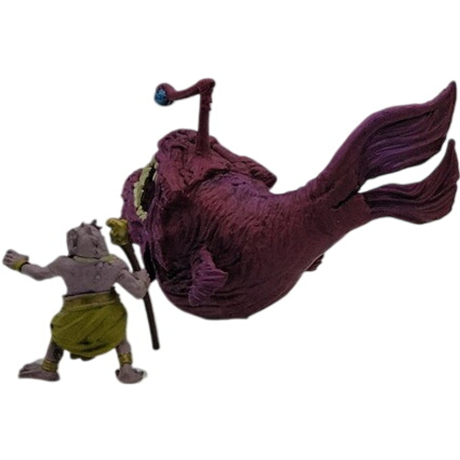 D&D Nolzur’s Marvelous Miniatures – Angler Fish Monster & Kuo-Toa Priest Painted
