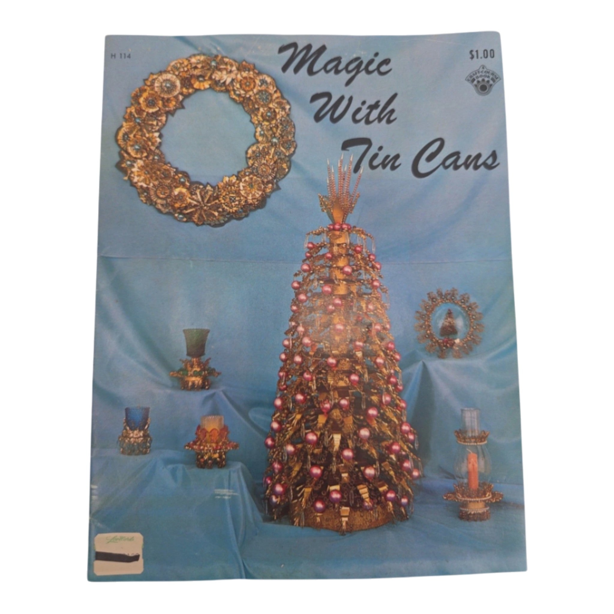Magic With Tin Cans Vintage Christmas Small Rocking Chair instruction Craft Book