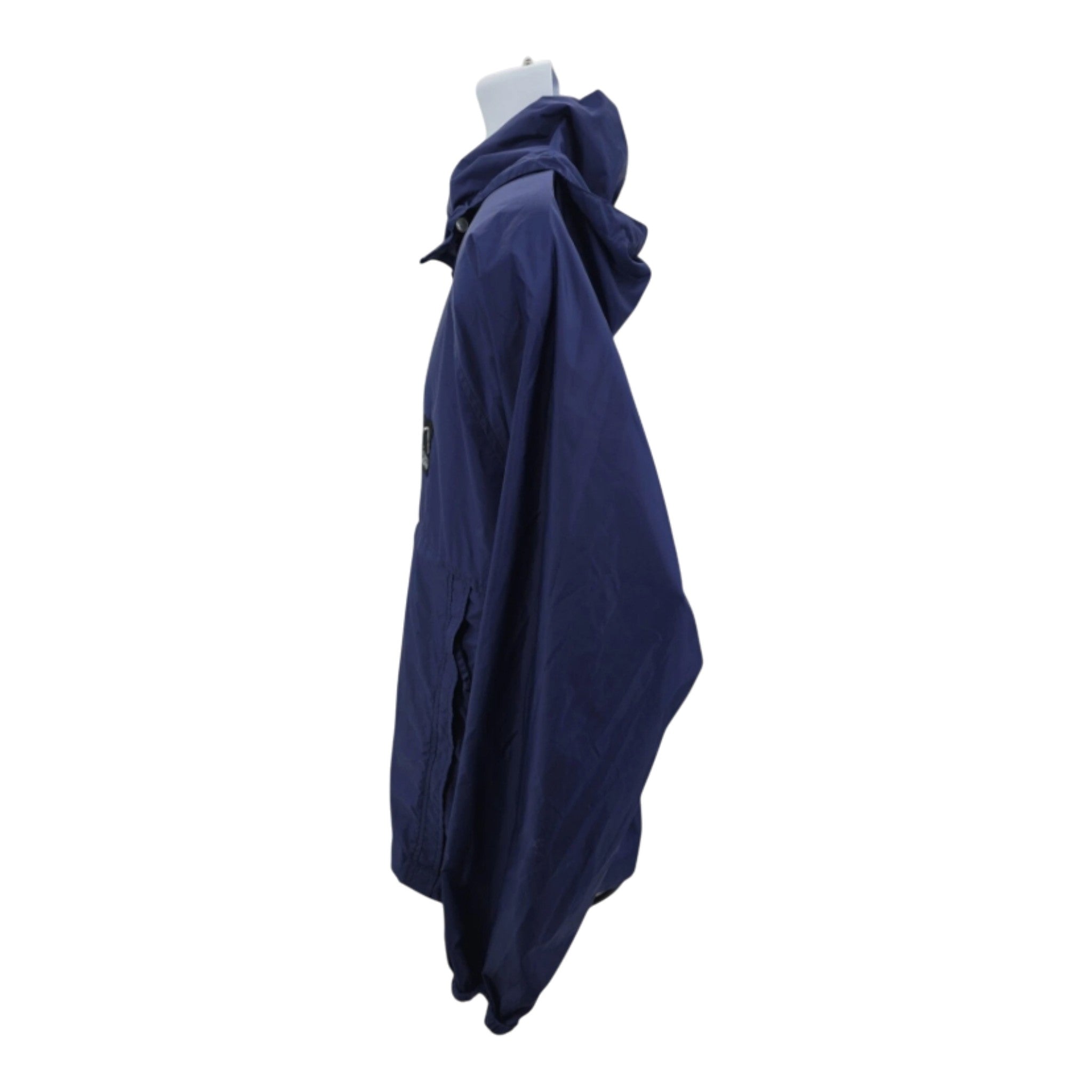 Sierra Designs Blue Nylon Hooded Zippered Golf Rain Jacket Size XXL