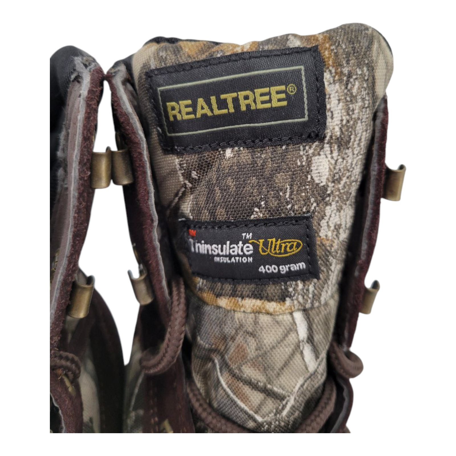 Realtree Camo Waterproof 400g Insulated Hunting Boots Mens Size 9.5