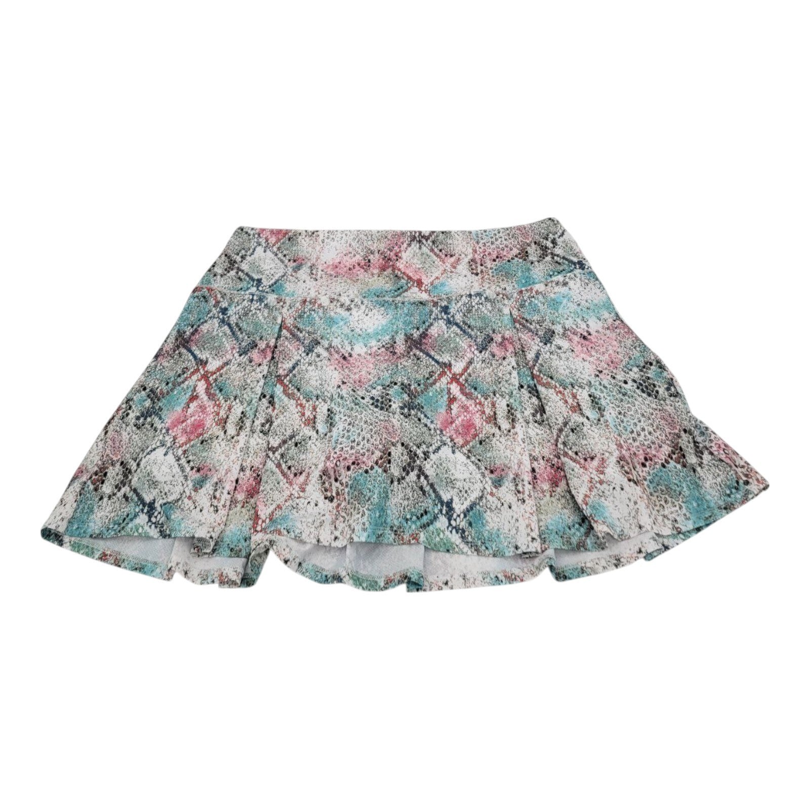 Reel Legends Escapade Multi Moisture Wicking Tennis Skirt Ladies Poly Blend XL