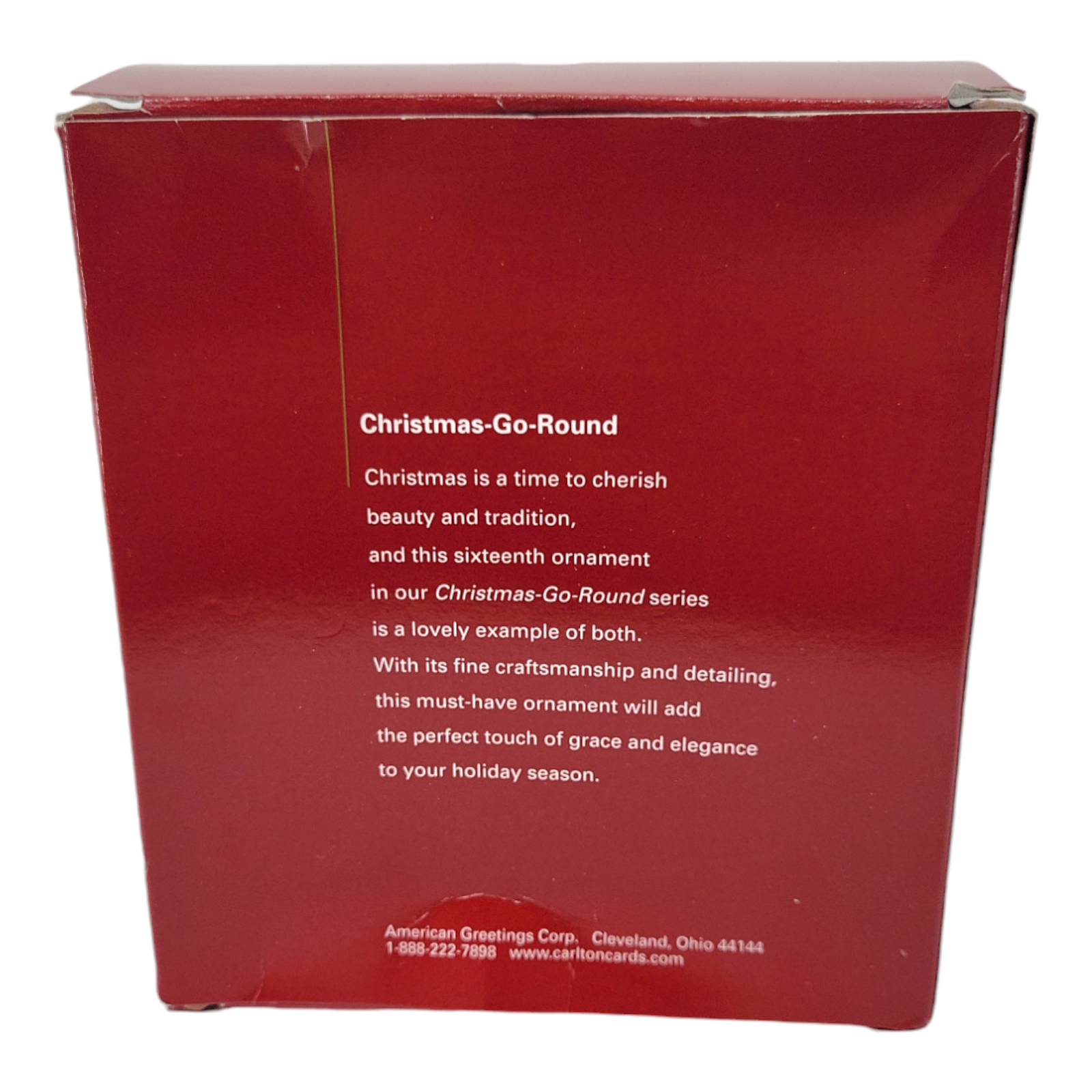 2005 Carlton Cards Heirloom Ornament Collection Christmas Go Round Collectible